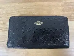 coach 長財布 ブラック