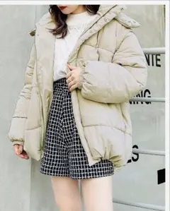 【美品】INGNI 4WAYエコダウンコート／ダウンベスト　ライトベージュ