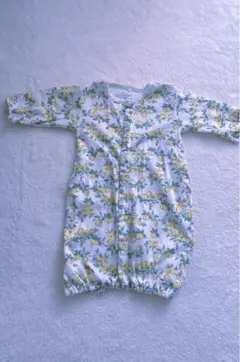 レモン柄 花柄 ベビー ロンパース ドレス カバーオール50 60 新生児 男女