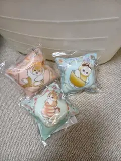 mofusand モフサンド×くら寿司　クッションチャームの3点セット