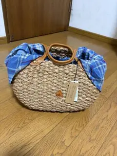 CLEDRAN クレドラン 2ポケットバスケット かごバッグ レザー 保存袋付