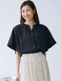 ★新品タグ付き。ロペピクニック フレンチスキッパーブラウス