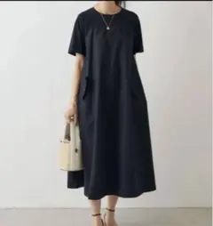 23区【洗える】デニムライクシャンブレー ワンピース 38 24ss - メルカリ