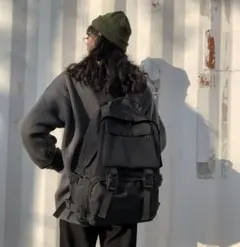 リュック　ブラック　大容量　メンズ　レディース　防災　通学　A4　通勤