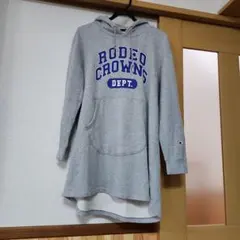 Champion グレー フード付きパーカー Mサイズ