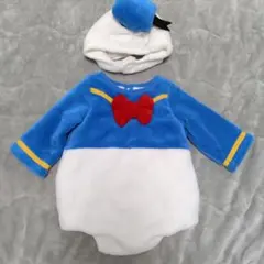 【美品】ドナルドダック もこもこ コスチューム 帽子付き