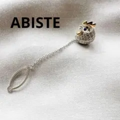 【ABISTE アビステ】美品★ブローチ 鳥モチーフ ビジュー シルバーのサムネイル