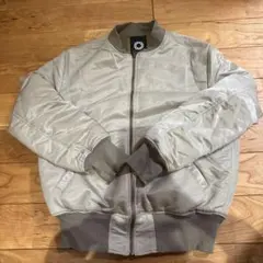 FEELCYCLE MA-1ジャケットライトグレー