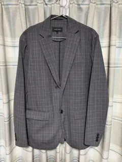 美品 グローバルワーク セットアップ グレーチェック 上L 下LL