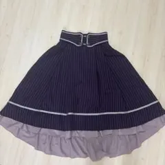 axes femme ベルト風フィッシュテールスカート