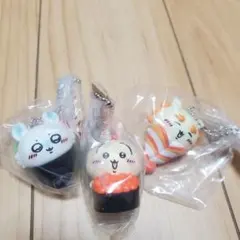 ちいかわ寿司　フィギュアキーホルダー　モモンガ うさぎ シーサー 3点セット