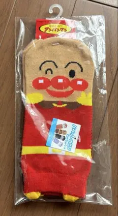 新品 アンパンマン 靴下 パペット 大人 レディース 23~25cm