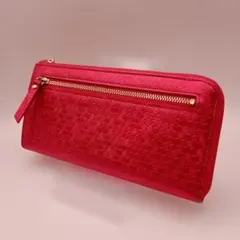 LAZY SUSAN レイジースーザン 長財布 L字ファスナー レッドのサムネイル
