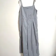 GU ジーユー　サロペットパンツ　グレー　Mサイズ　ベルトなし