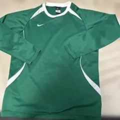 Nike DRI-FIT 緑色長袖シャツ G