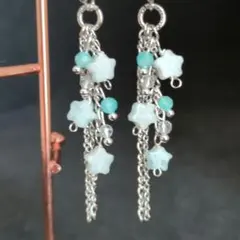 アマゾナイト✻星♡チャーム(シルバー)♡天然石