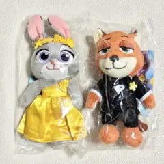 韓国限定 cgv限定 ズートピア ニック ジュディ ぬいぐるみ キーホルダー