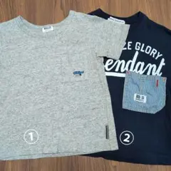 (BREEZE) (Donkey Jossy )半袖Tシャツ 2枚セット 100のサムネイル