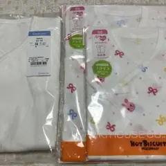 新品未開封！ミキハウス❤︎ホットビ❤︎コンビミニ　新生児　肌着4点セット　50〜