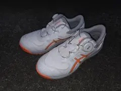 asics BOA 安全靴 ホワイト オレンジ　23cmのサムネイル