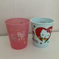 ハローキティ プラスチックカップ 2個セット