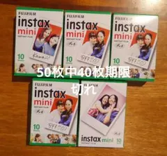 FUJIFILM チェキ instax mini インスタントフィルム 50枚