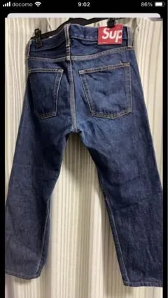Supreme26ss BaggySelvedgeJean 34 Indigo | Mercari