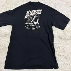 ヒステリックグラマー オーバーサイズ ヒスガール　半袖カットソー 黒 ワンピース