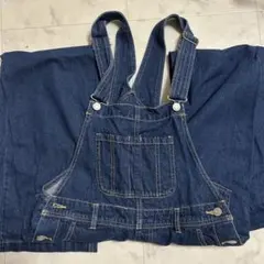 ブルー デニム サロペット