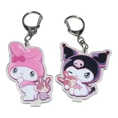 【新品】マイメロディ クロミ アクリルキーホルダー 2点セット 宇佐美コラボ
