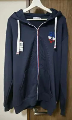 AIRE de PARIS ネイビー フルジップパーカー XL