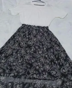 アクシーズファム 花柄Tシャツドッキングop