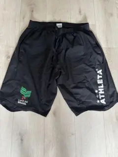ATHLETA ブラックハーフパンツ CAFE DO BRASIL O