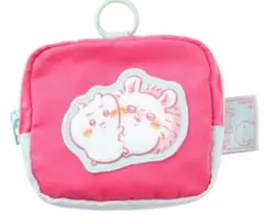 新品未開封】 ぷっくりアップリケポーチ ちいかわ モモンガ ピンク