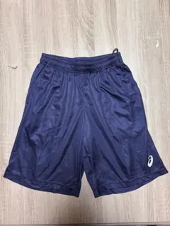 asics アシックス ハーフパンツ ネイビーのサムネイル
