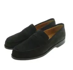 JOHN LOBB ジョンロブ 黒　スエード ローファー 11 約29cm 箱付 JOHN LOBB ジョンロブ 黒 スエード ローファー 11 約29cm 箱付 - メルカリ