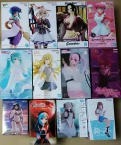 □美少女フィギュア19個 初音ミク/ロキシー/西連寺春菜/宇崎月/四楓院