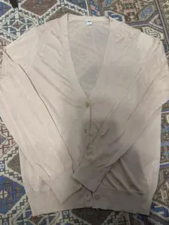 UNIQLO ベージュ カーディガン Mサイズ【美品】