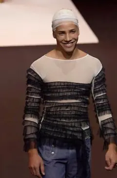 Jean Paul Gaultier パワーネット フリル archive - メルカリ