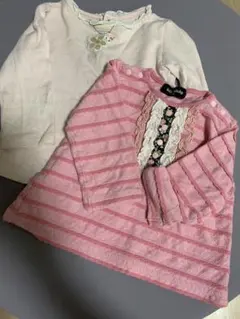 ミキハウス　クレードスコープ　長袖T 80㎝　2枚セット