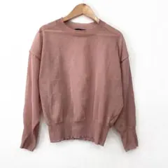 U2508-11　UNITED ARROWS　シアーニット　カットソー　長袖