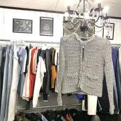 ♯259 23区 ニジュウサンク シューラルー ツイードジャケットママスーツ