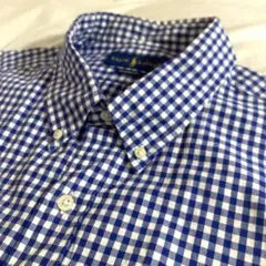 美品‼︎ ラルフローレン ギンガムチェック ワンポイント ポニー刺繍 長袖シャツ