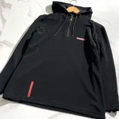 ハーフジップ パーカー