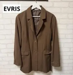 EVRISブラウン テーラードジャケット ベルト付き