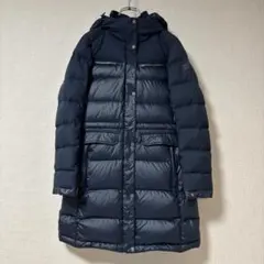 新品　LACOSTE ラコステ ダッフル　ダウンコート ネイビー　濃紺　40 新品 LACOSTE ラコステ ダッフル ダウンコート ネイビー 濃紺 40