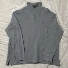 90s Polo by Ralph Lauren ハーフジップ トレーナー L