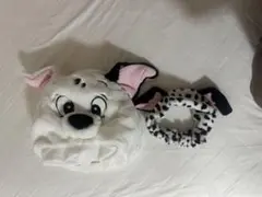 101匹わんちゃん　ファンキャップ　ヘアバンドセット