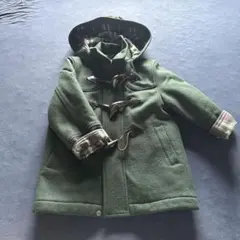 BURBERRY LONDON ダッフルコート グリーン チェック柄 SSのサムネイル