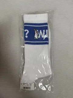 【新品】#FR2 doko?ソックス 靴下 ホワイト ブルー